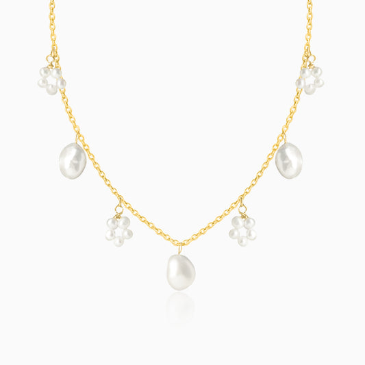 Baroque Pearls & Pearl Clusters Necklace