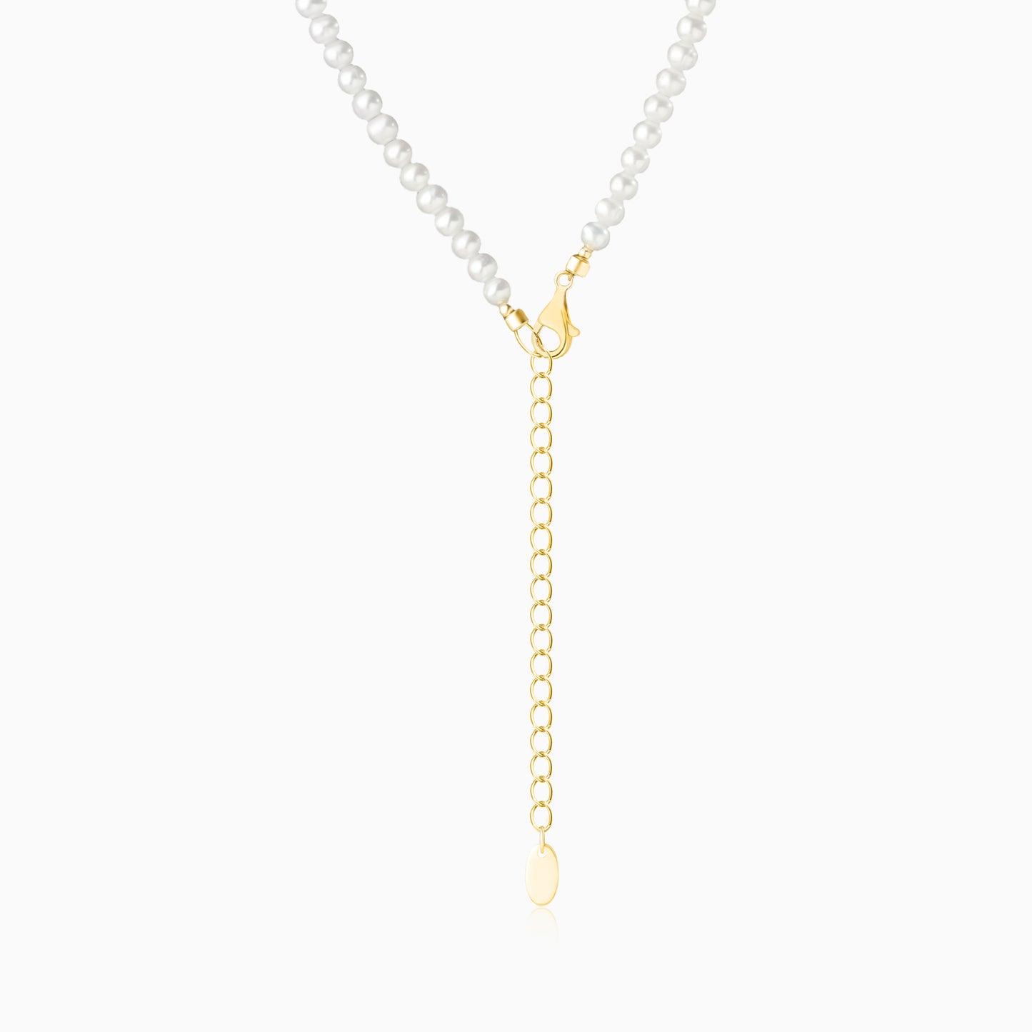 Shou Shan Stone Pearl Necklace
