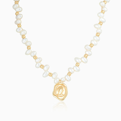 Baroque Pearl S925 Gold Plated Necklace