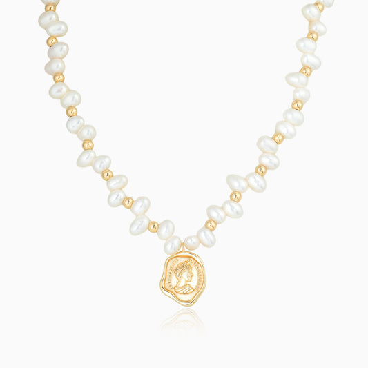 Baroque Pearl S925 Gold Plated Necklace