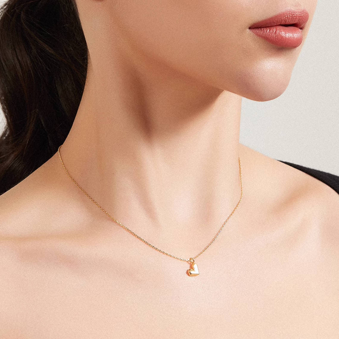 Gold Plated Heart Necklace