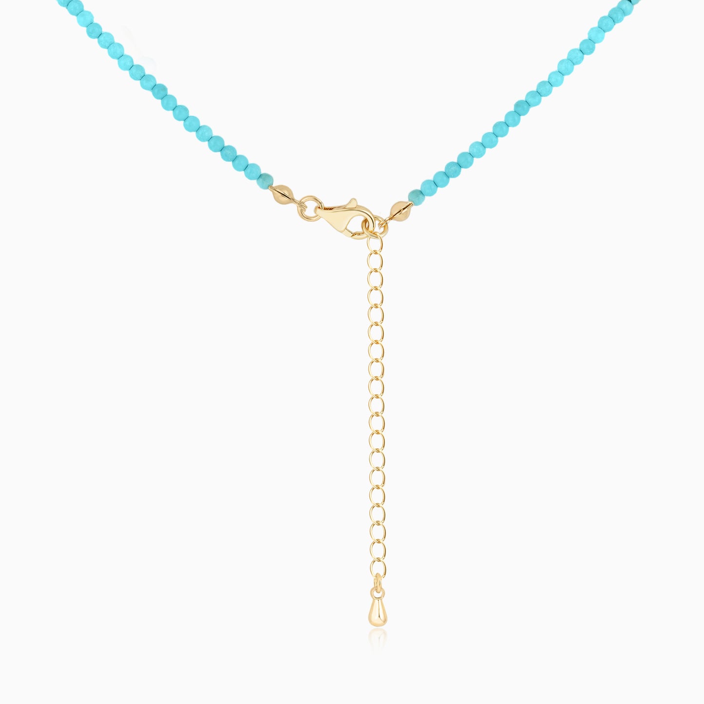 Baroque Raw Blue Turquoise Starlight Necklace