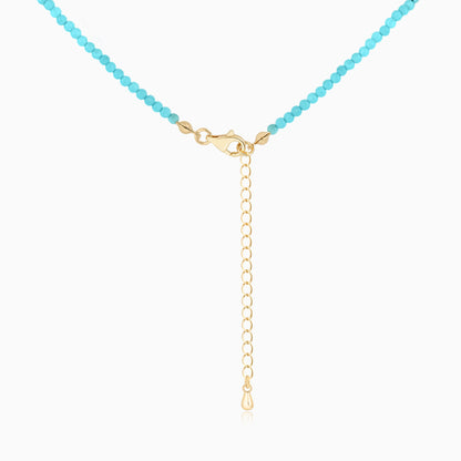 Baroque Raw Blue Turquoise Starlight Necklace