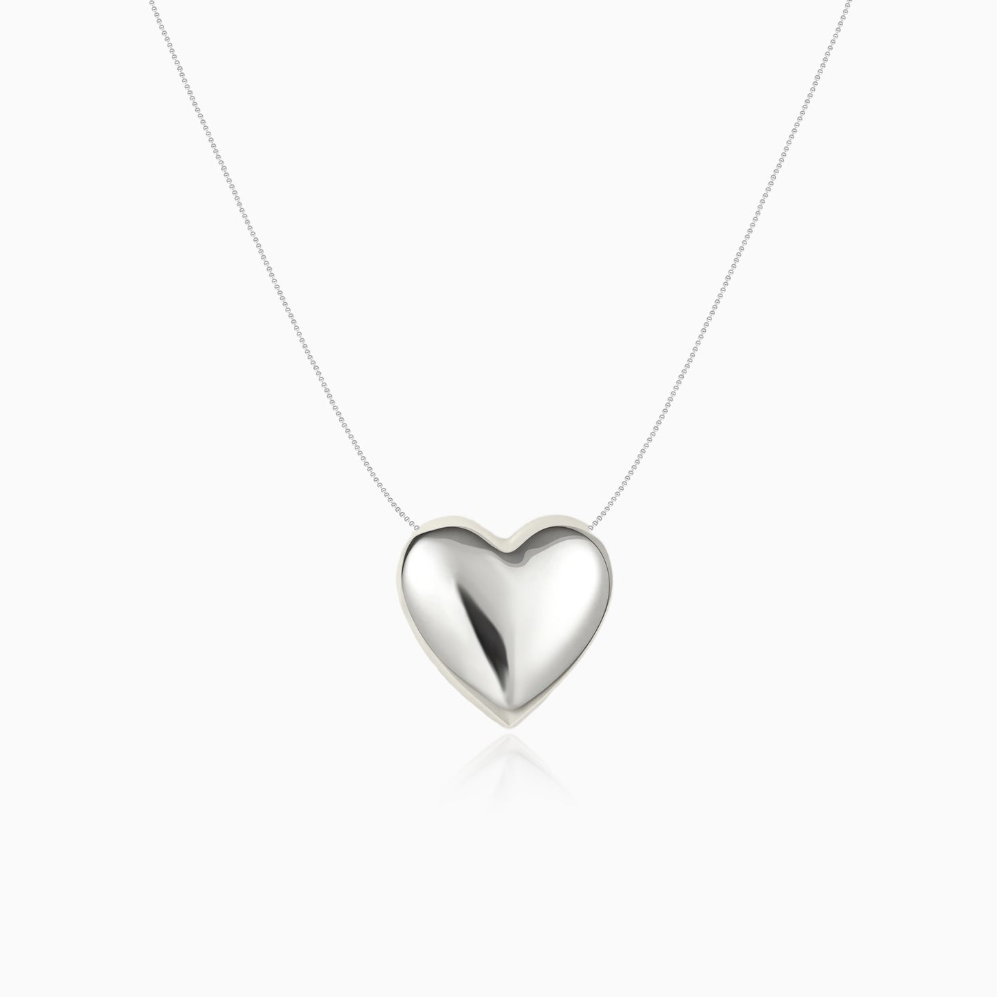 Hollwing Heart Pendant Necklace