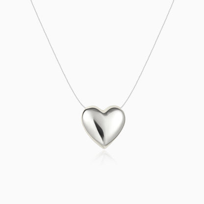 Hollwing Heart Pendant Necklace