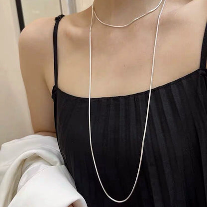 Bold Snake Chain Necklace-13mm