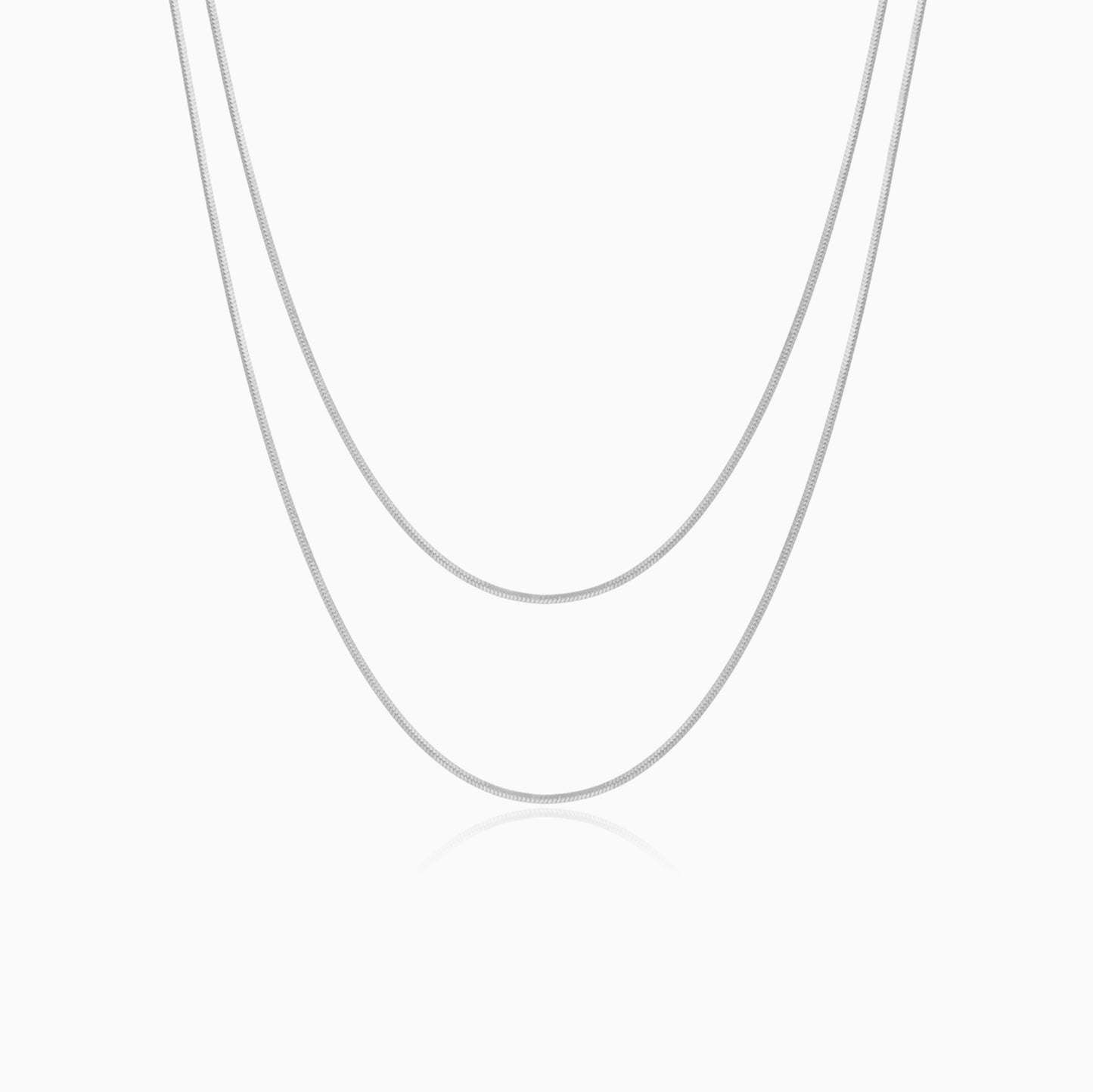 Sleek Snake Chain Necklace-9mm