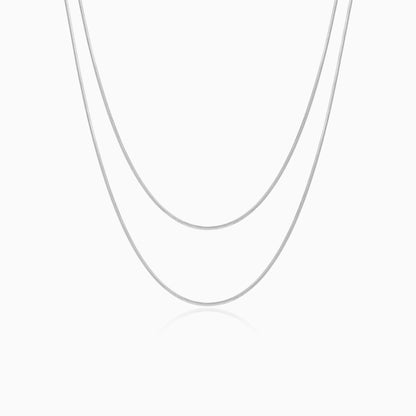 Sleek Snake Chain Necklace-9mm