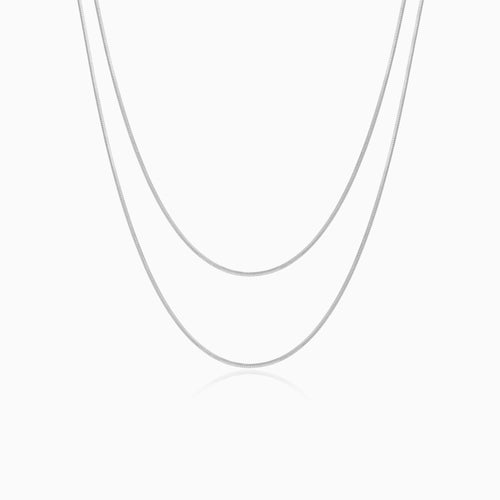 Sleek Snake Chain Necklace-9mm