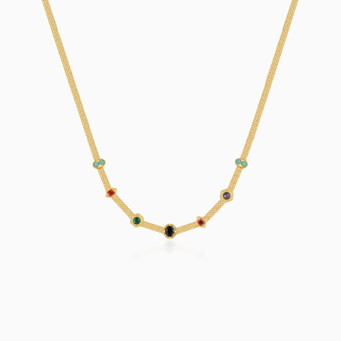 Colorstone Harmony Chain Necklace