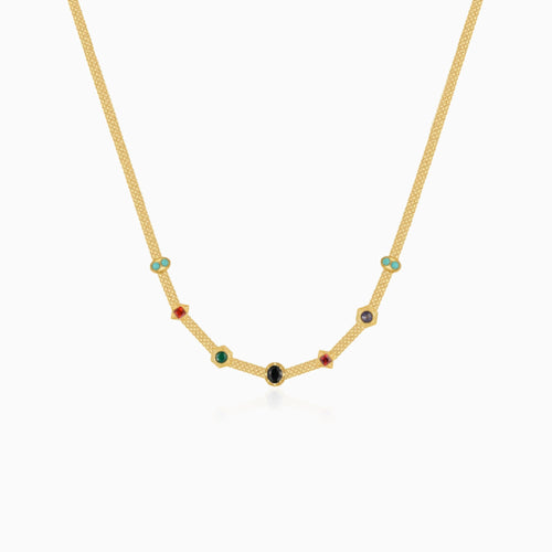 Colorstone Harmony Chain Necklace