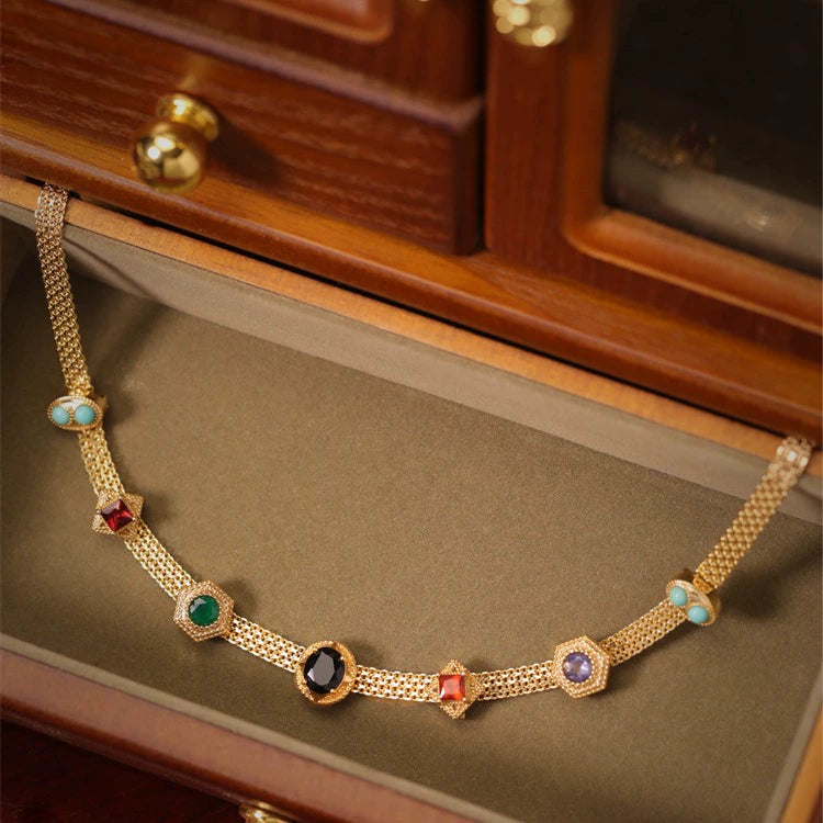 Colorstone Harmony Chain Necklace