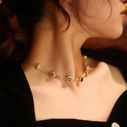 Colorstone Harmony Chain Necklace