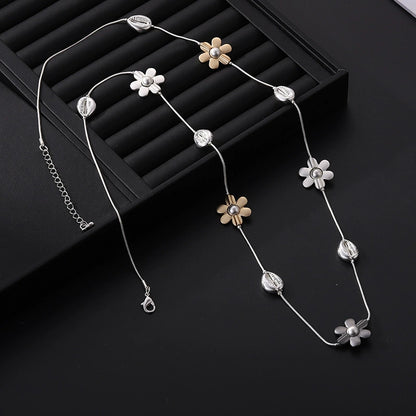 Bloom & Shell Long Necklace