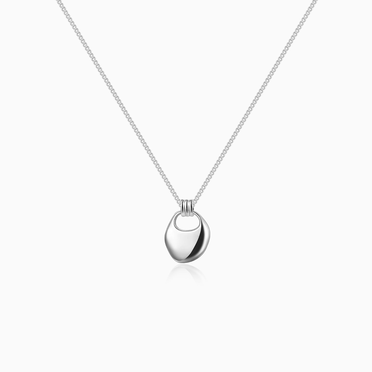 Minimalist Fluid Pendant Necklace