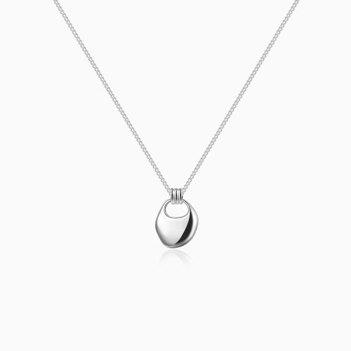 Minimalist Fluid Pendant Necklace