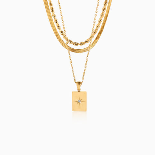 Starlit Layered Chain Set