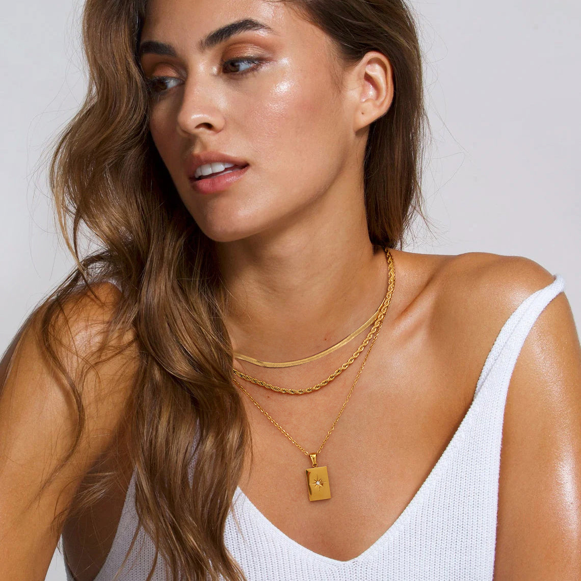 Starlit Layered Chain Set