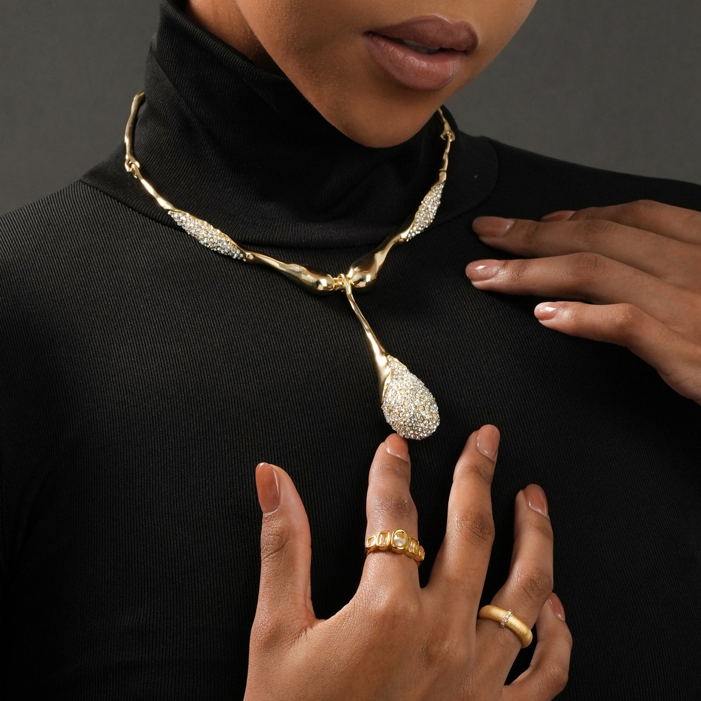 Crystalline Molten Grace Necklace