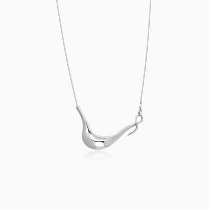 Sculptural Flow Pendant Necklace