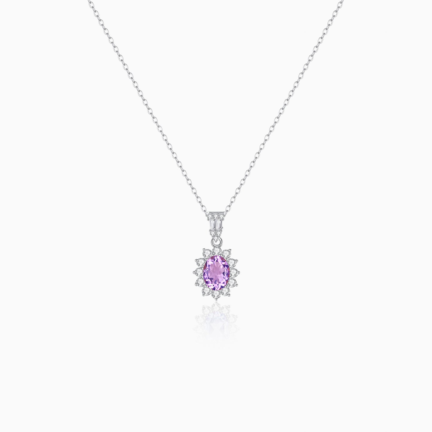 Oval Aurora Spark Necklace