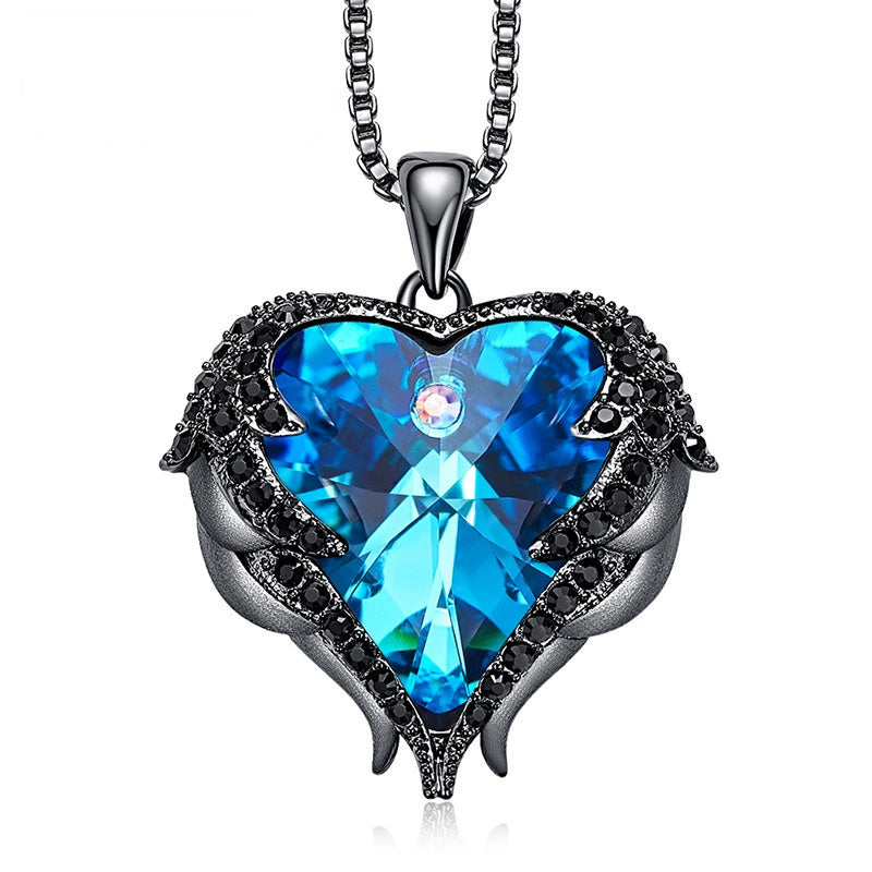 Guardian Angel Heart Necklace