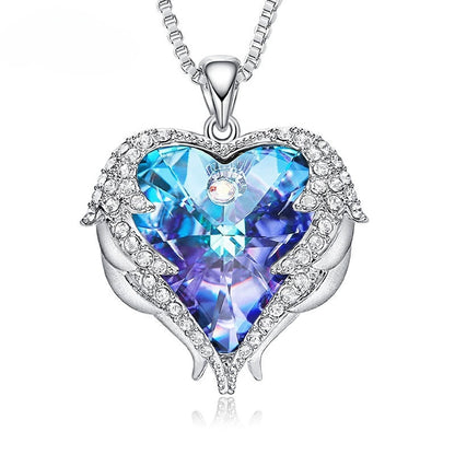 Guardian Angel Heart Necklace