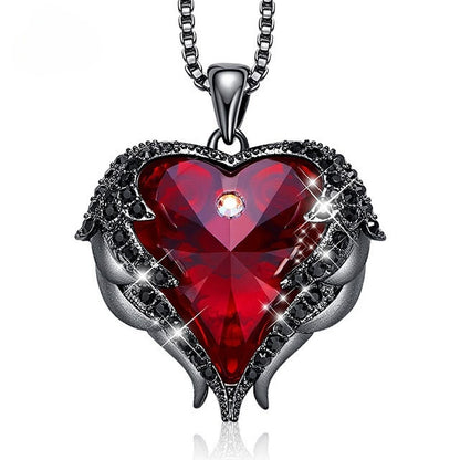 Guardian Angel Heart Necklace