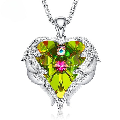 Guardian Angel Heart Necklace