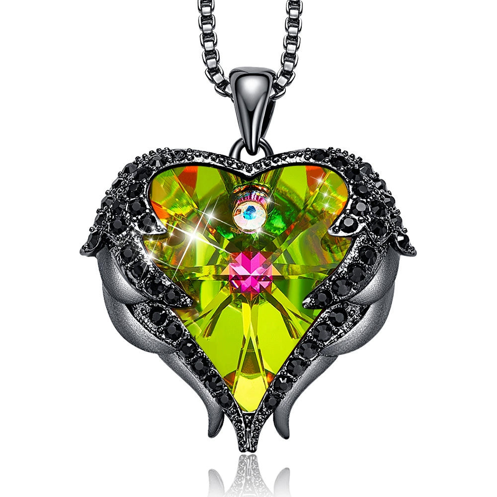 Guardian Angel Heart Necklace