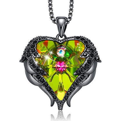 Guardian Angel Heart Necklace