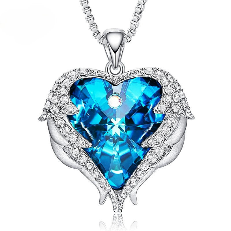Guardian Angel Heart Necklace