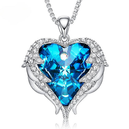 Guardian Angel Heart Necklace