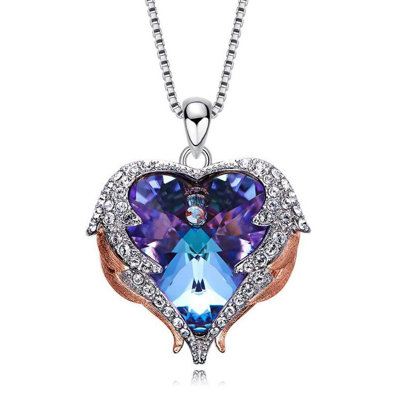 Guardian Angel Heart Necklace
