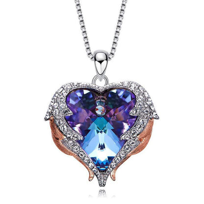 Guardian Angel Heart Necklace