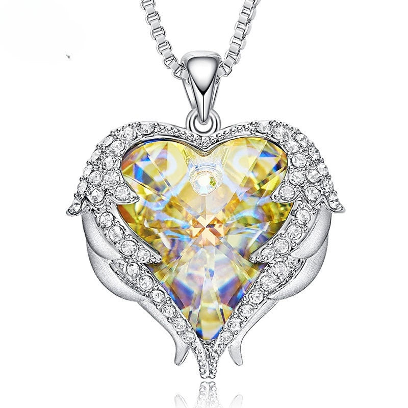 Guardian Angel Heart Necklace