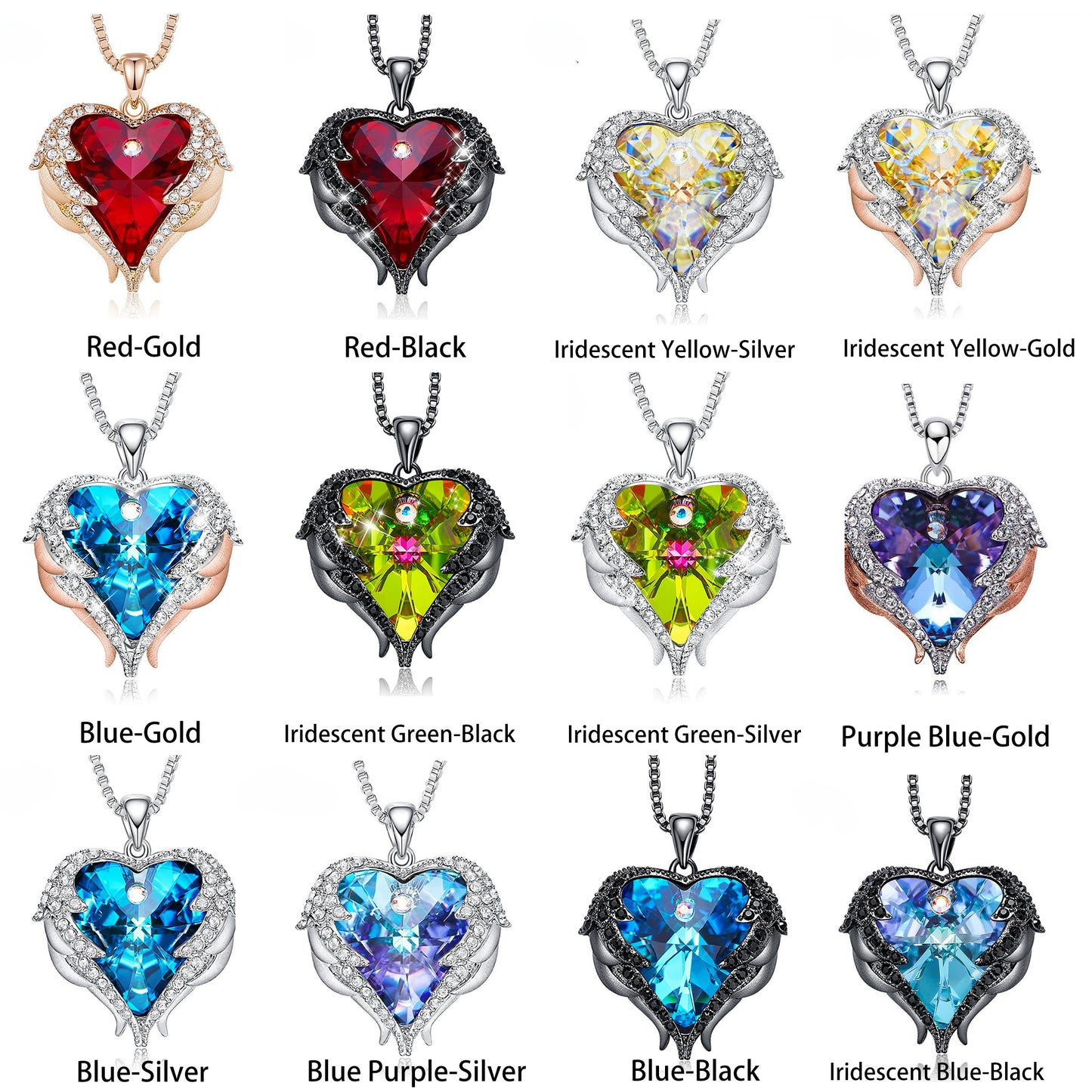 Guardian Angel Heart Necklace