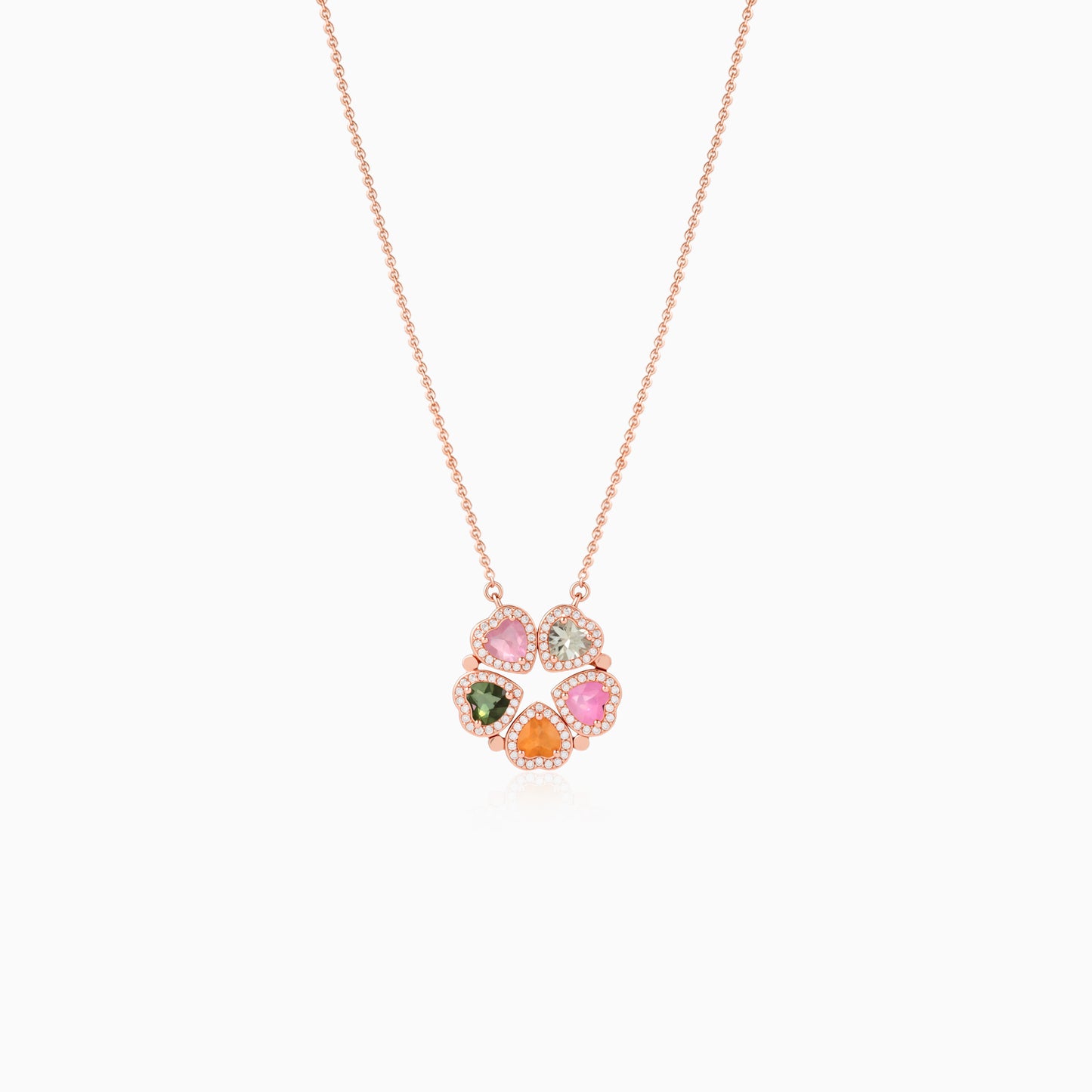 Magnetic Heart Bloom Necklace