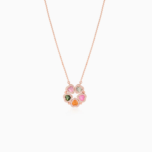 Magnetic Heart Bloom Necklace
