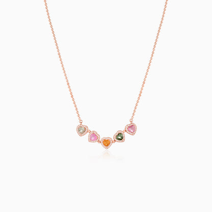 Magnetic Heart Bloom Necklace