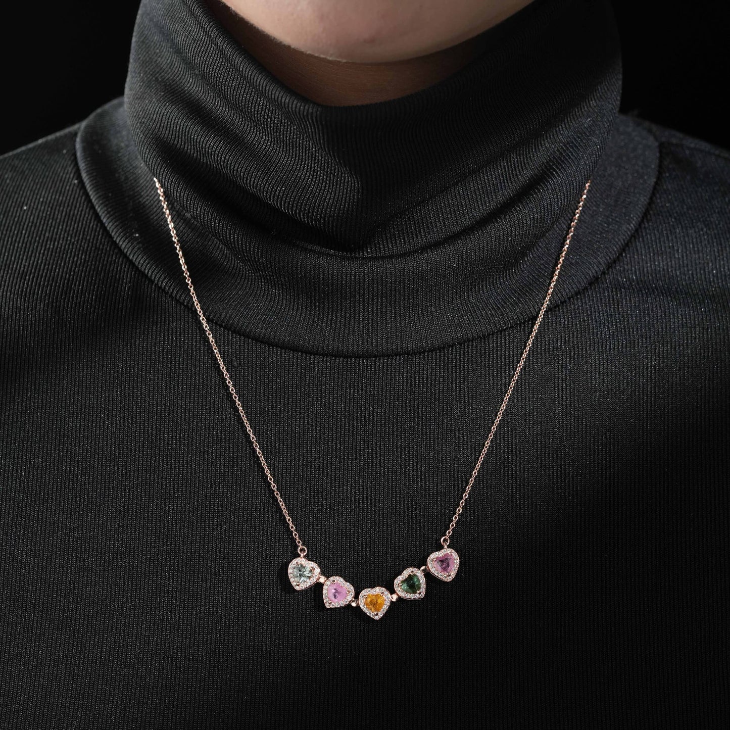 Magnetic Heart Bloom Necklace