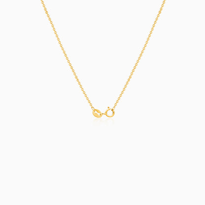 Car Curve Garnet Necklace