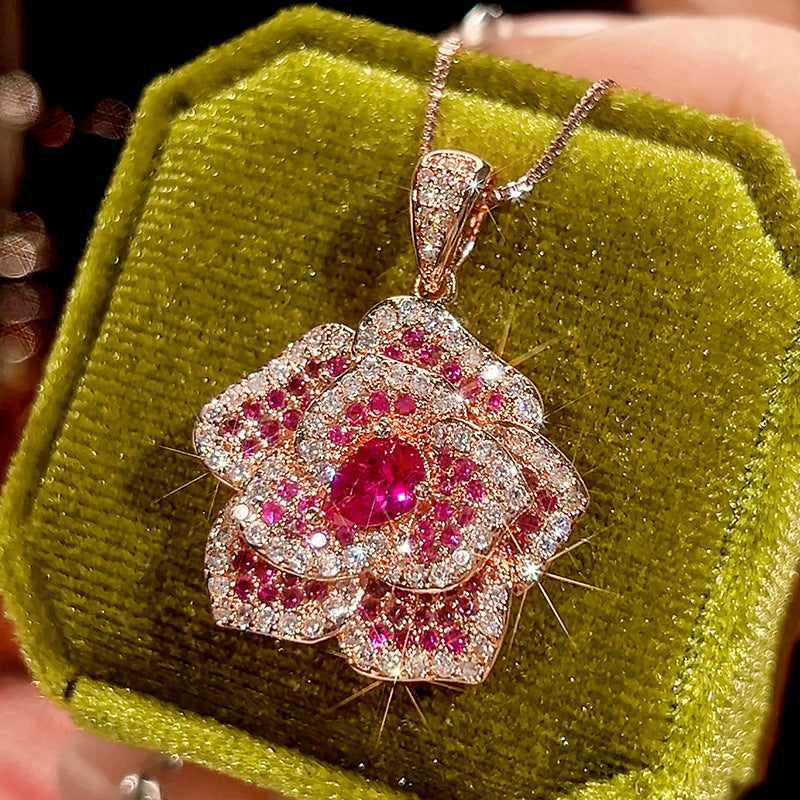 Eternal Bloom Rose Necklace