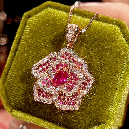 Eternal Bloom Rose Necklace