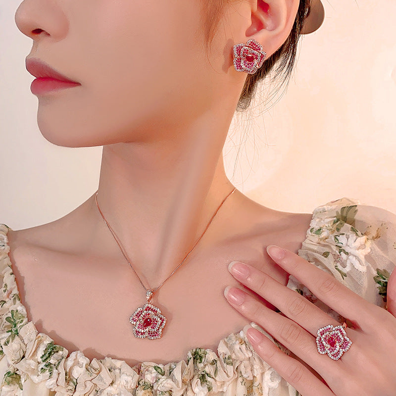 Eternal Bloom Rose Necklace