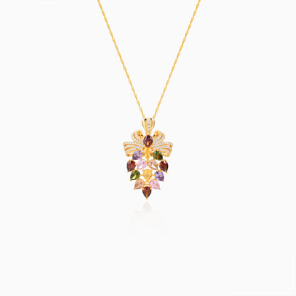 Multi-color Bouquet Drop Pendant