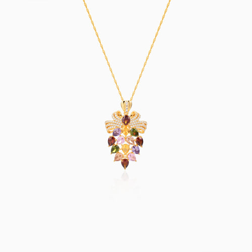 Multi-color Bouquet Drop Pendant