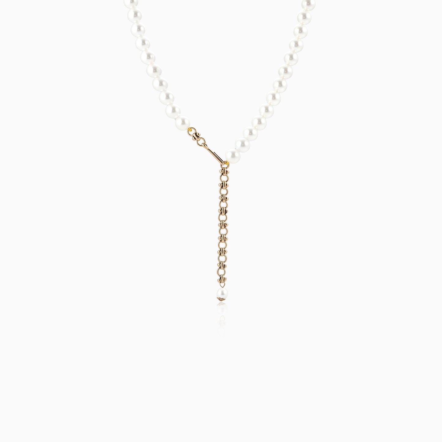 Romance Rose Pearls Necklace