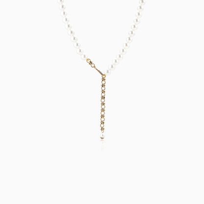 Romance Rose Pearls Necklace