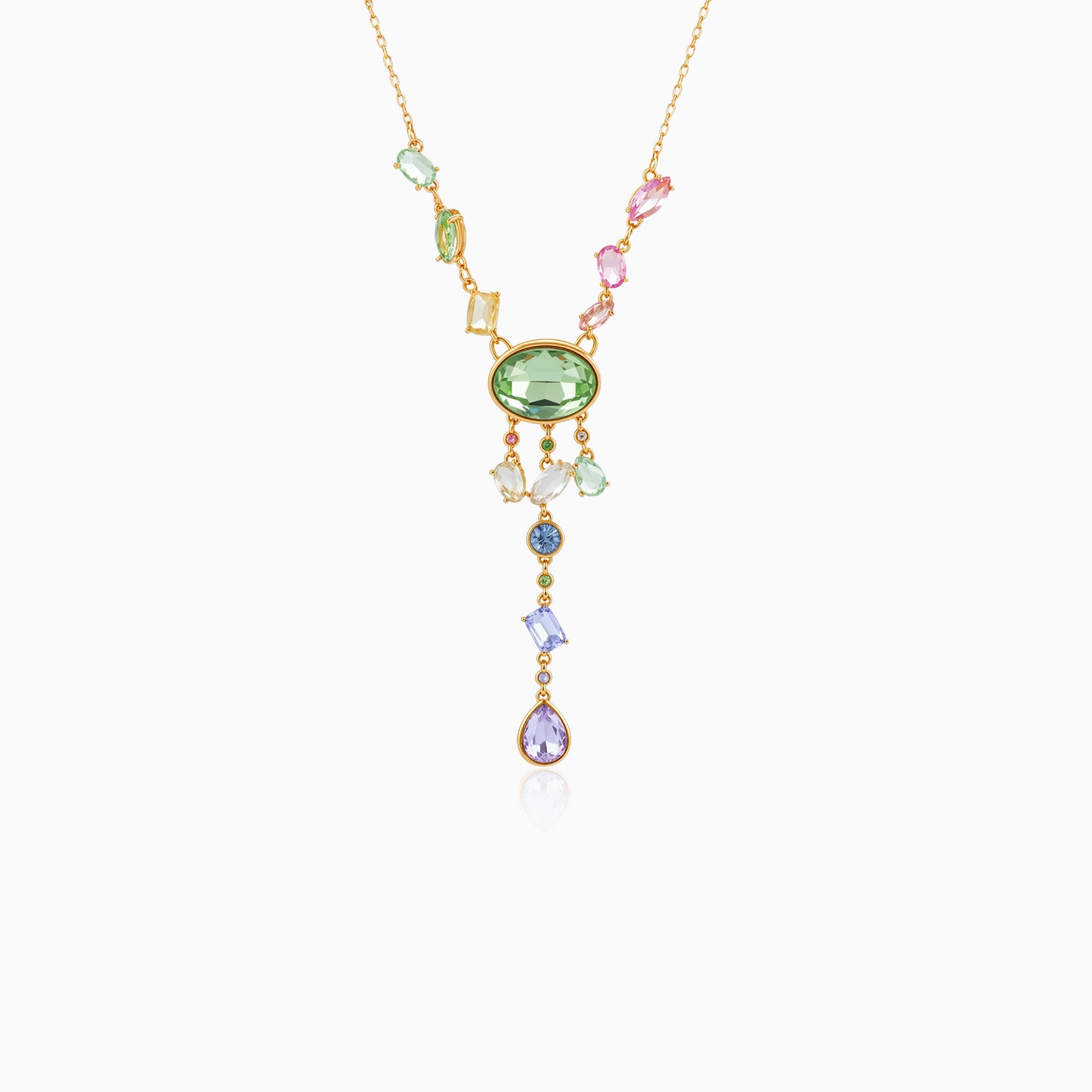 Aurora Cascade Pendant Necklace